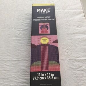 Makers Market Diamond Art Kit - Pink and Black